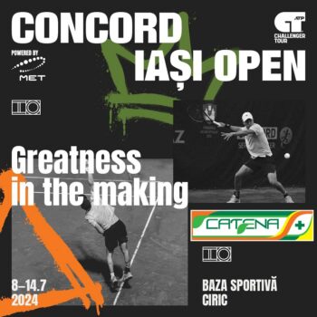 Catena, sponsor al turneelor Concord Iaşi Open ATP Challenger 100 şi UniCredit Iaşi Open WTA 250