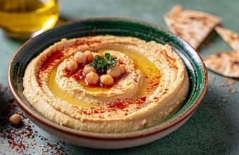 hummus, delcios pe o farfurie