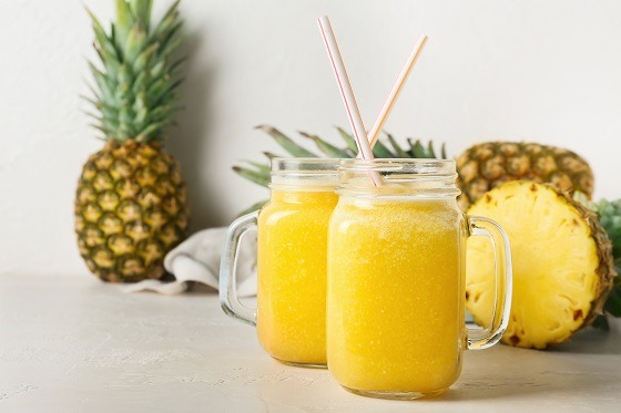 smoothie pentru copii cu ananas